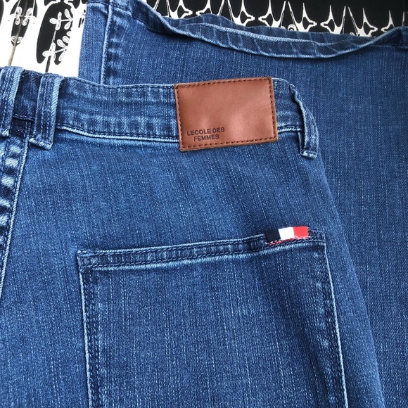 L’ecole Des Femmes Jane Birkin Flare Low Rise Jeans - Picture 8 of 12